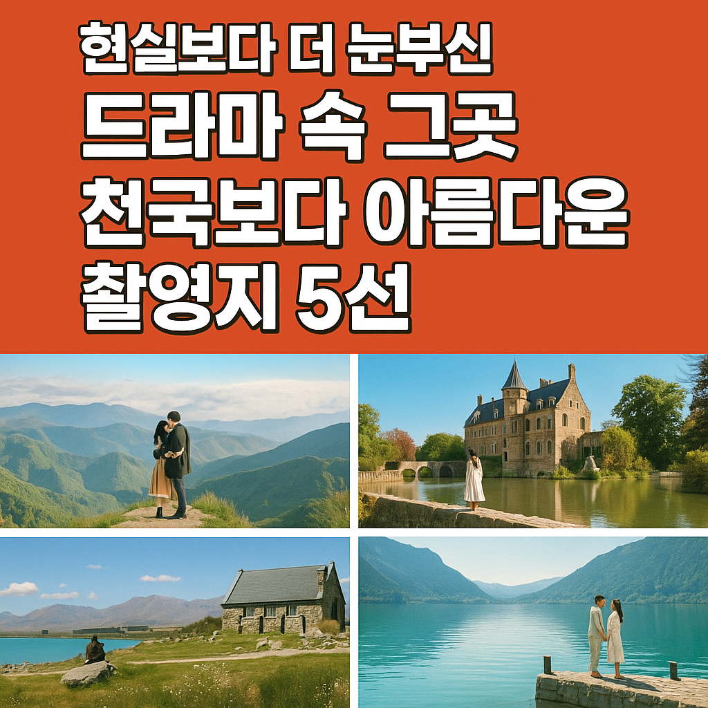 현실보다 더 눈부신 드라마 속 그곳, 천국보다 아름다운 촬영지 5선!