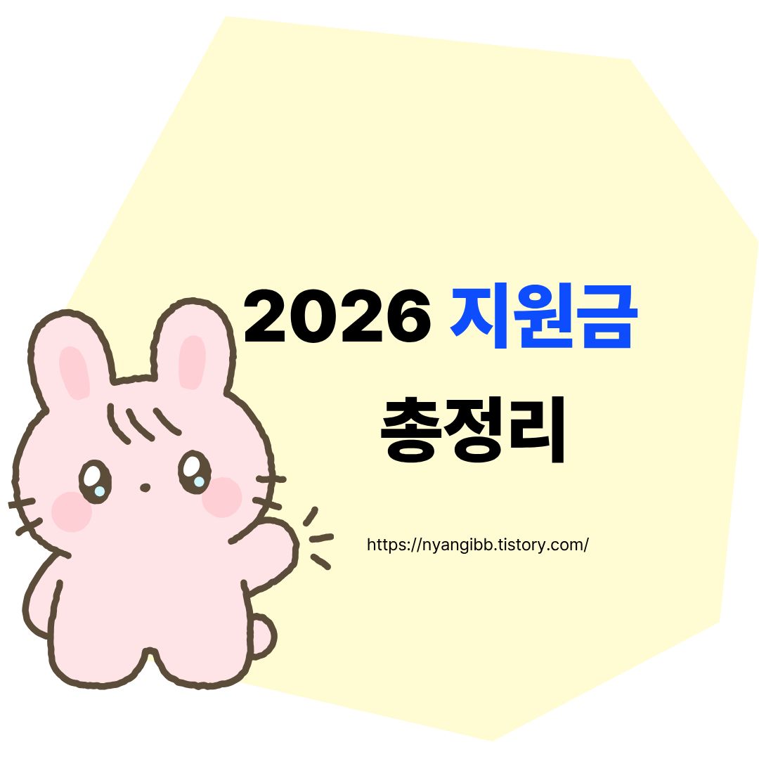 2026 지원금 총정리 관련 사진