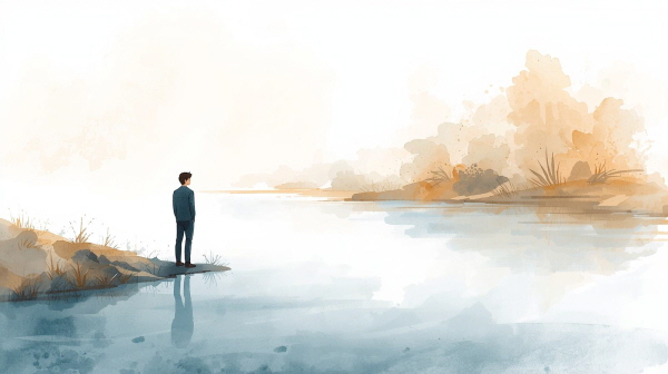 ISTP는 이성적이고 유능한 문제 해결자입니다. 그러나 삶의 많은 부분은 논리로 풀리지 않는 감정의 층위에서 발생합니다에 관한 그림