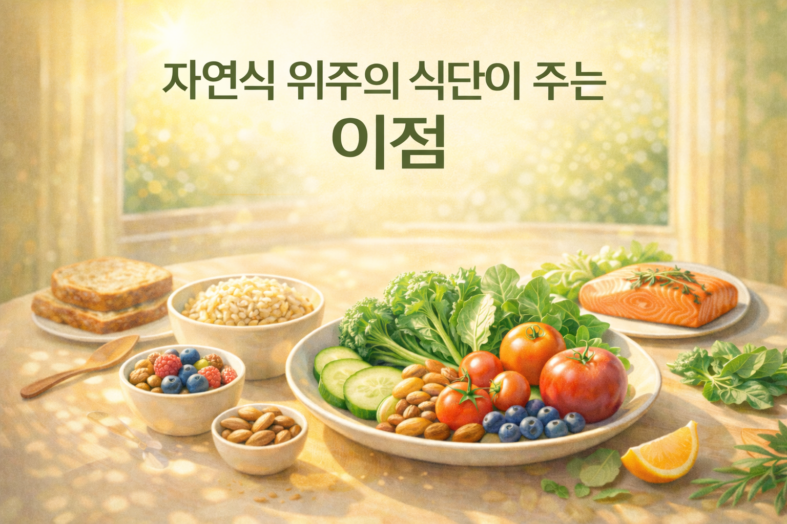 자연식 위주의 식단이 주는 이점