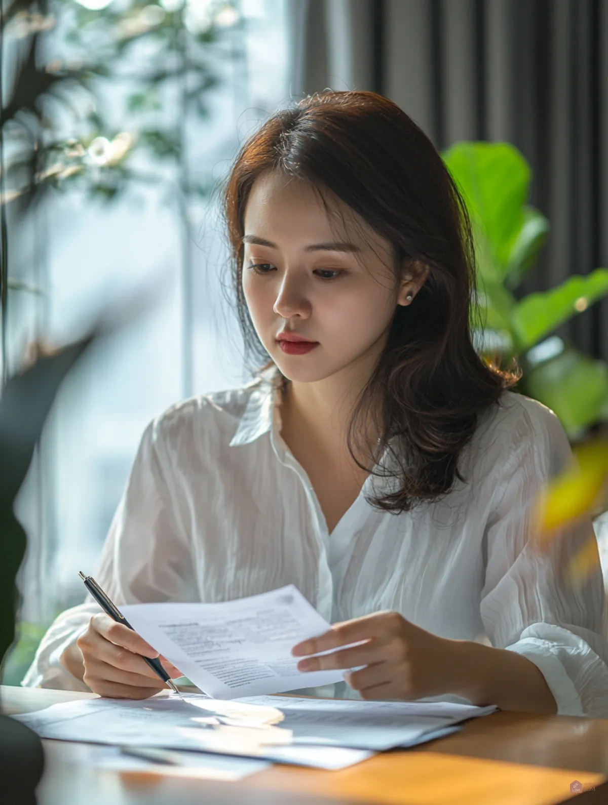 월세계약하는-한국여자01