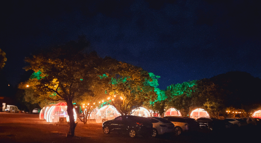 제주도 블로비 포레스트 야경 모습2