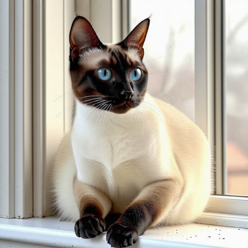 샴고양이 그린사진_