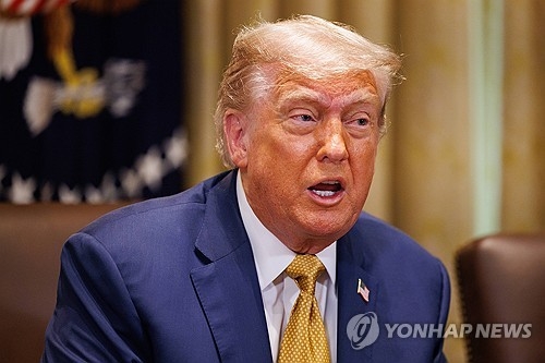 도널드 트럼프 미국 대통령.
