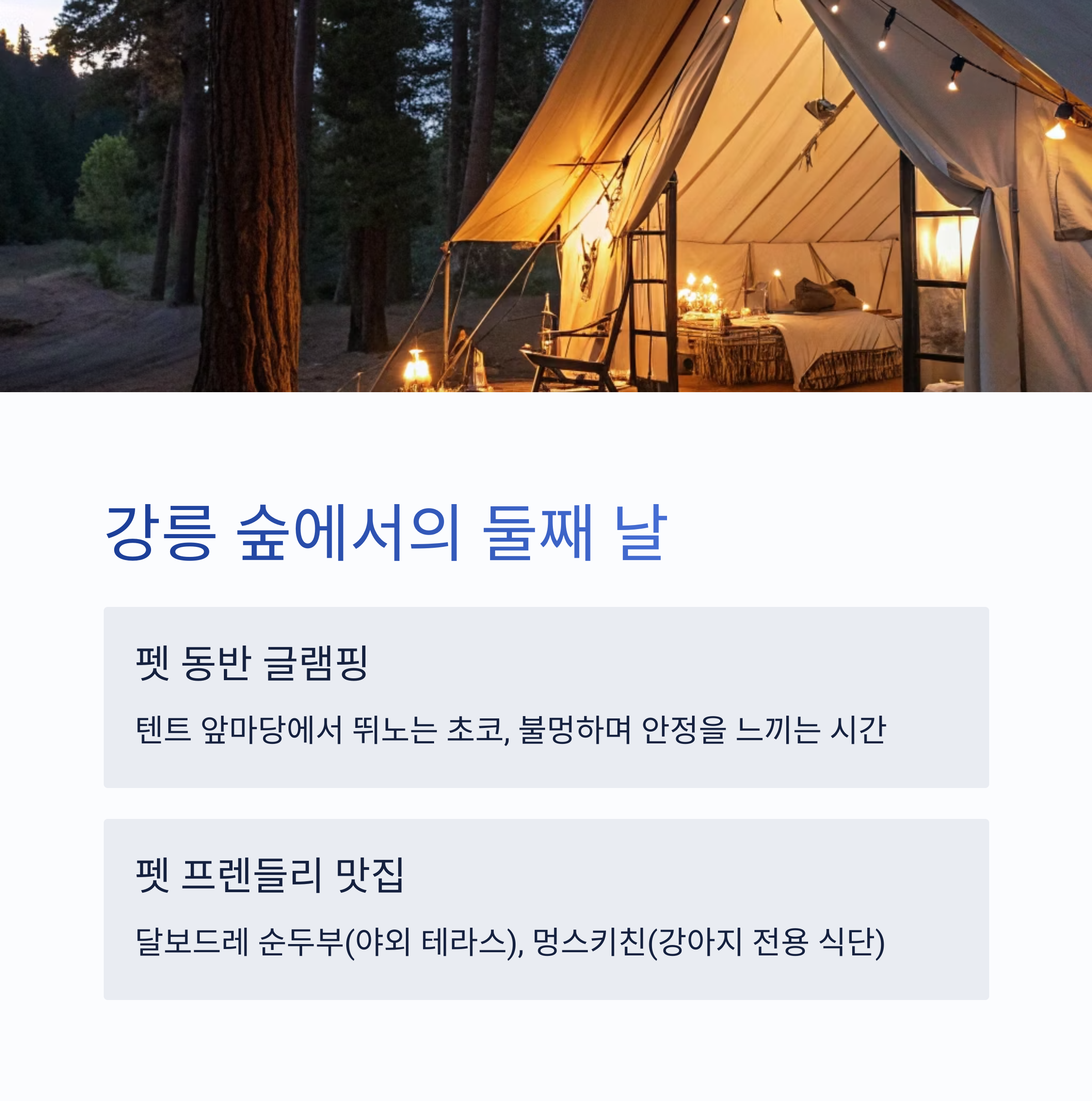 글램핑