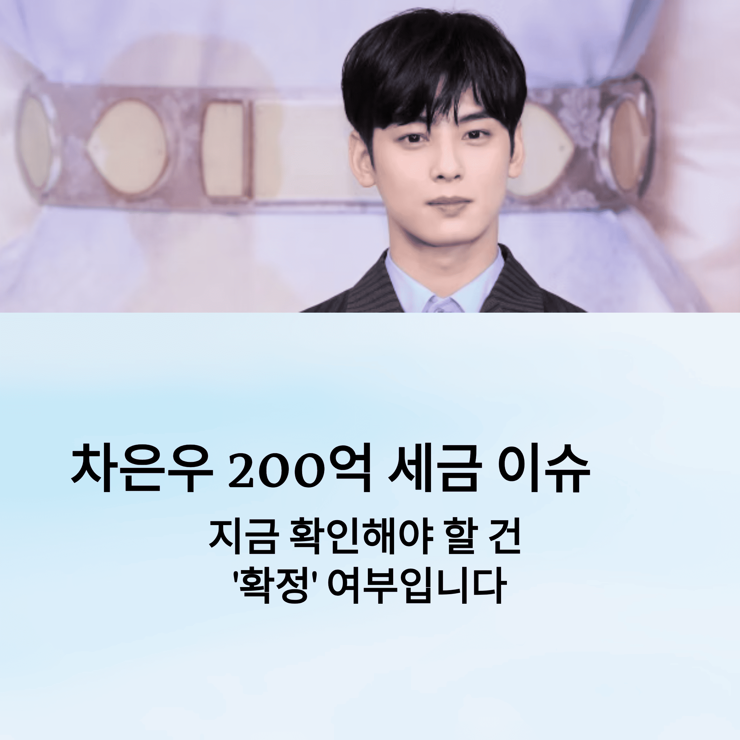 차은우 세무조사 이슈 정리