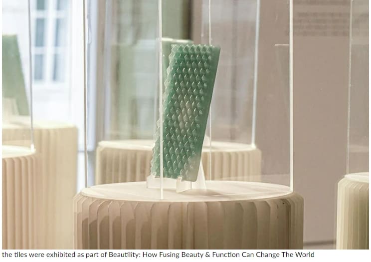홍합 껍질로 만들어진 바이오 유리 Could this bio-glass made from mussel shells be a sustainable building alternative?