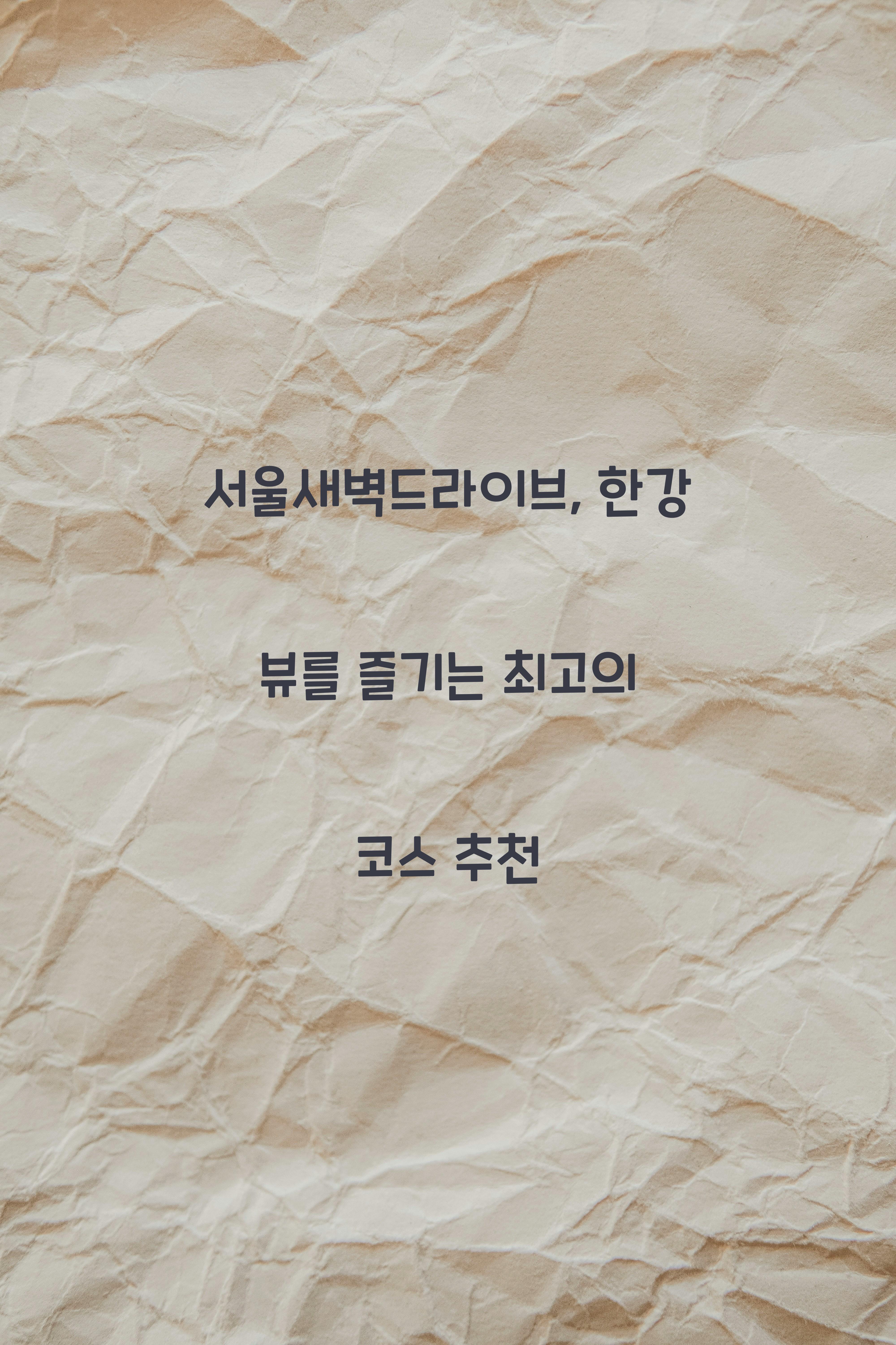 서울새벽드라이브