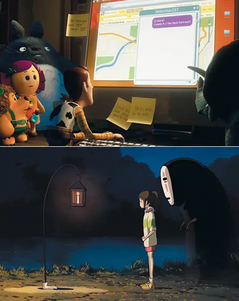 픽사의 [토이스토리]와 지브리의 [센과 치히로의 행방불명]