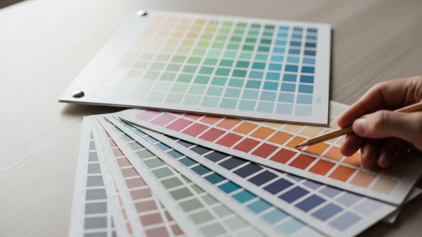 인테리어 시트지 색상표