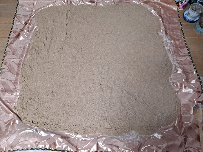 도토리-가루-말리기