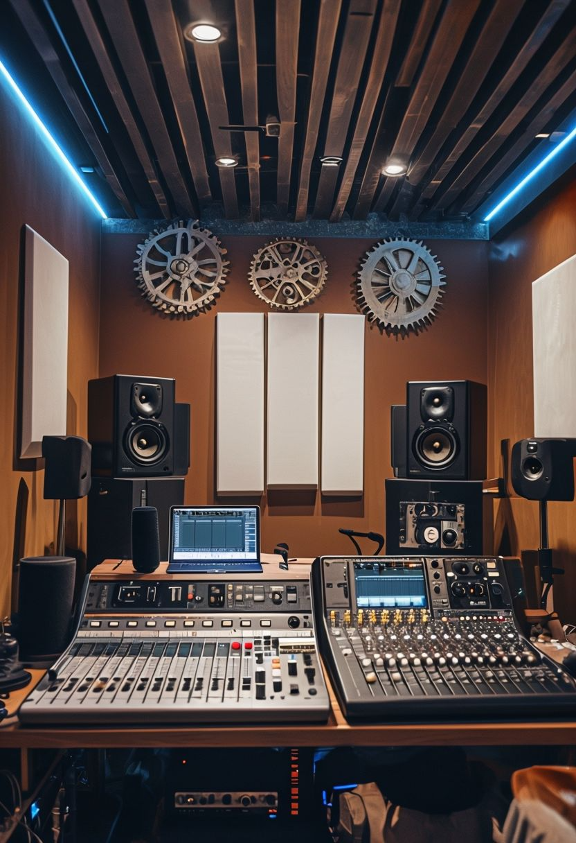 음반 작업실 사진