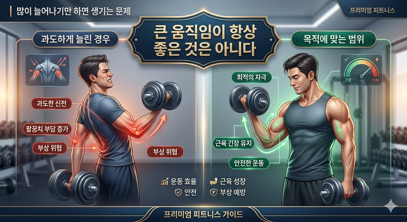 큰 윰직임이 항상 좋은 것은 아니다