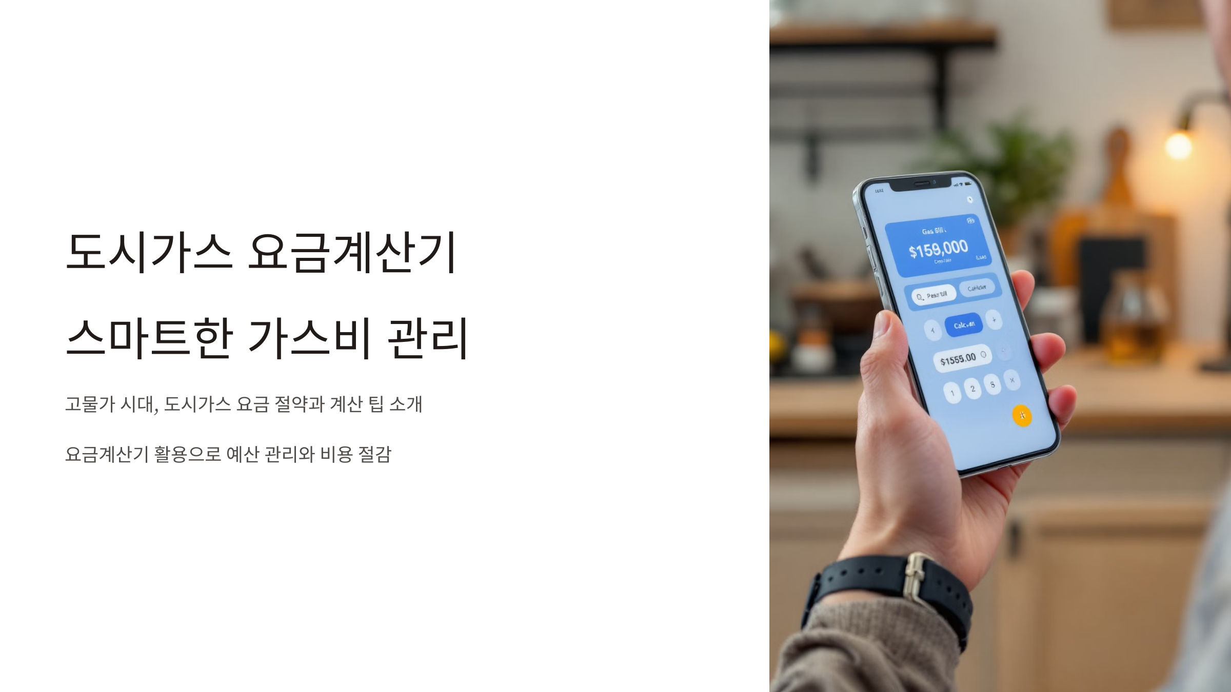 도시가스 요금계산기