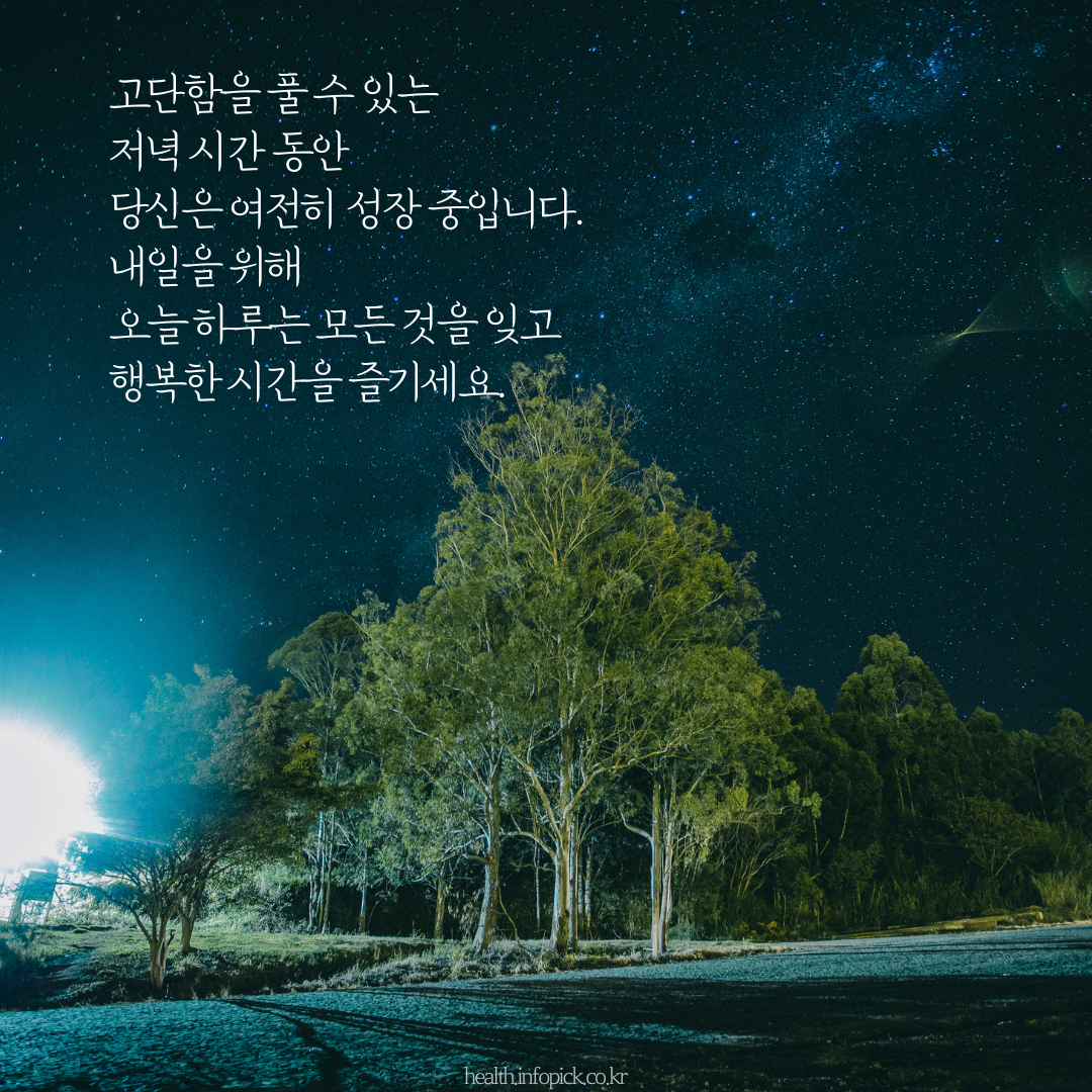 저녁 인사말 이미지 저녁 인사 좋은 글귀