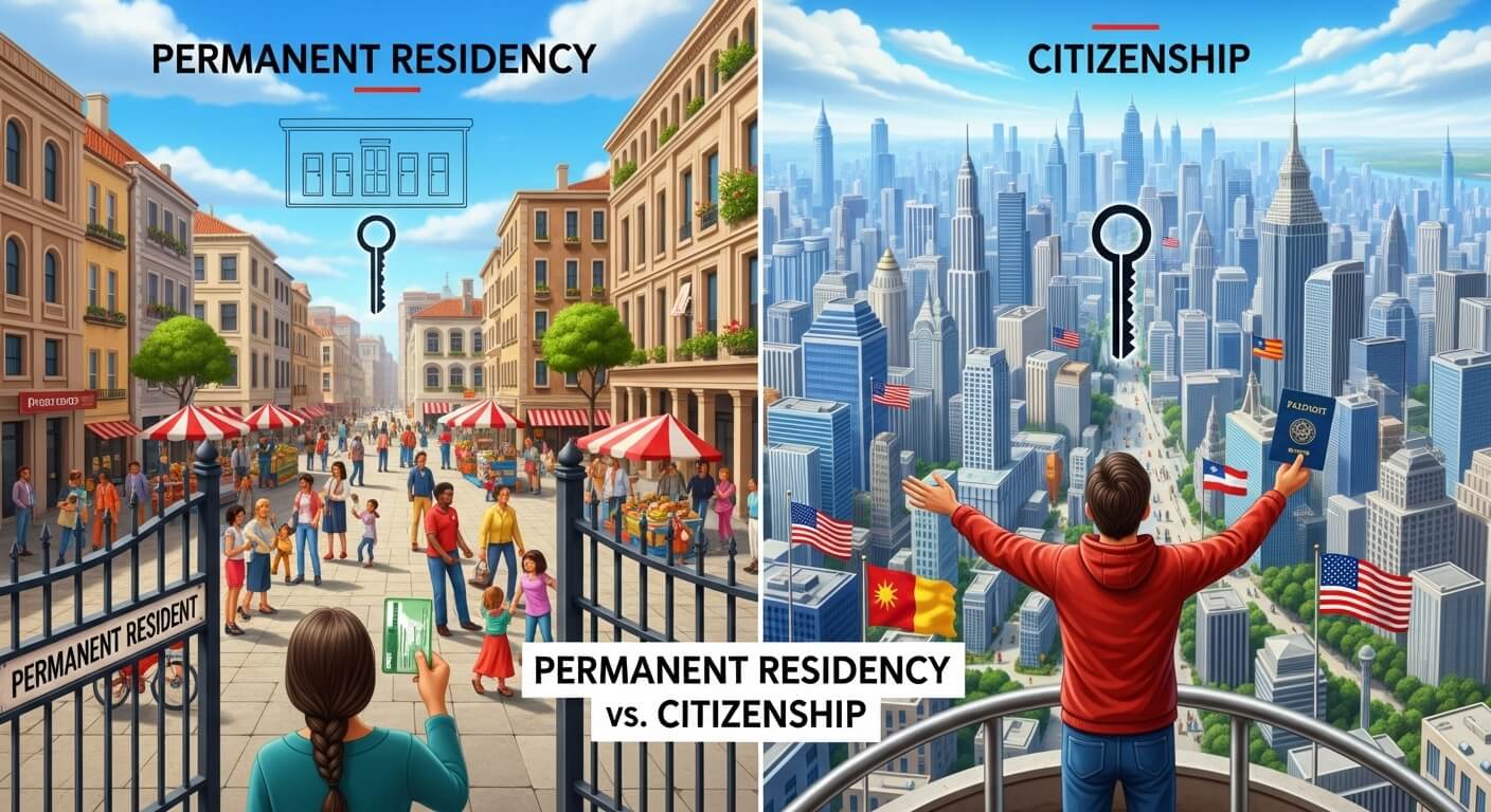 영주권과 시민권의 차이