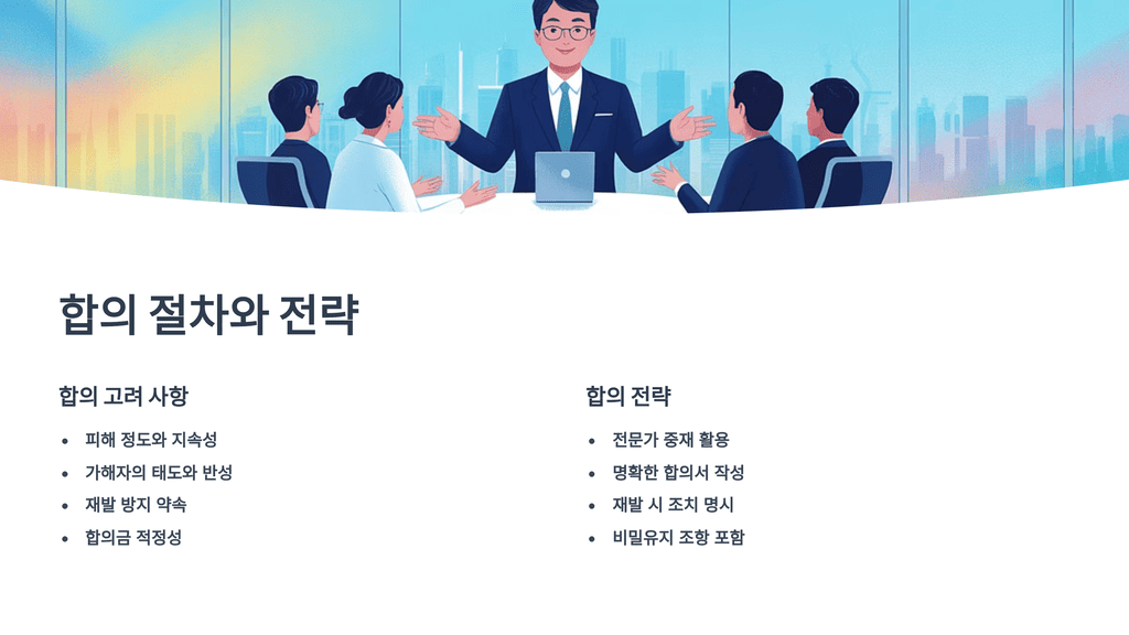 합의 절차와 전략