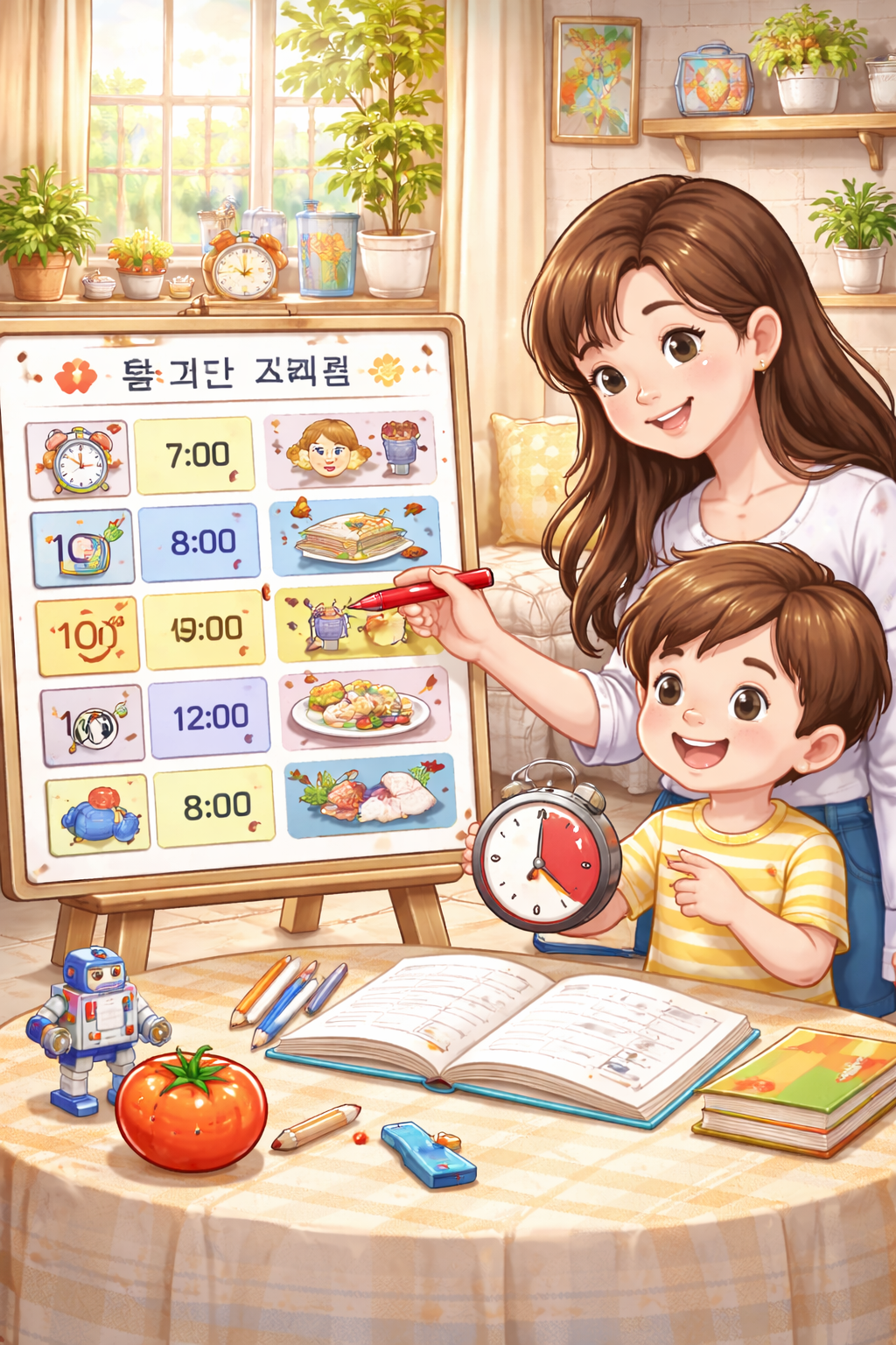 아이 시간 관리 습관 교육 방법 관련 사진