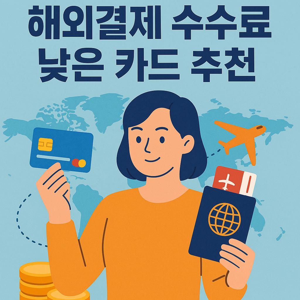 전세계 어디서든 OK! 해외결제 수수료 낮은 카드 추천 관련 이미지 사진