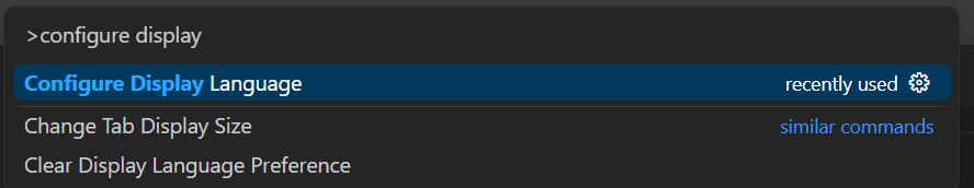 cursor configure display 메뉴 이미지