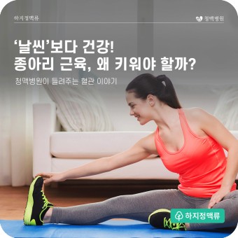 종아리 근육 키우기
