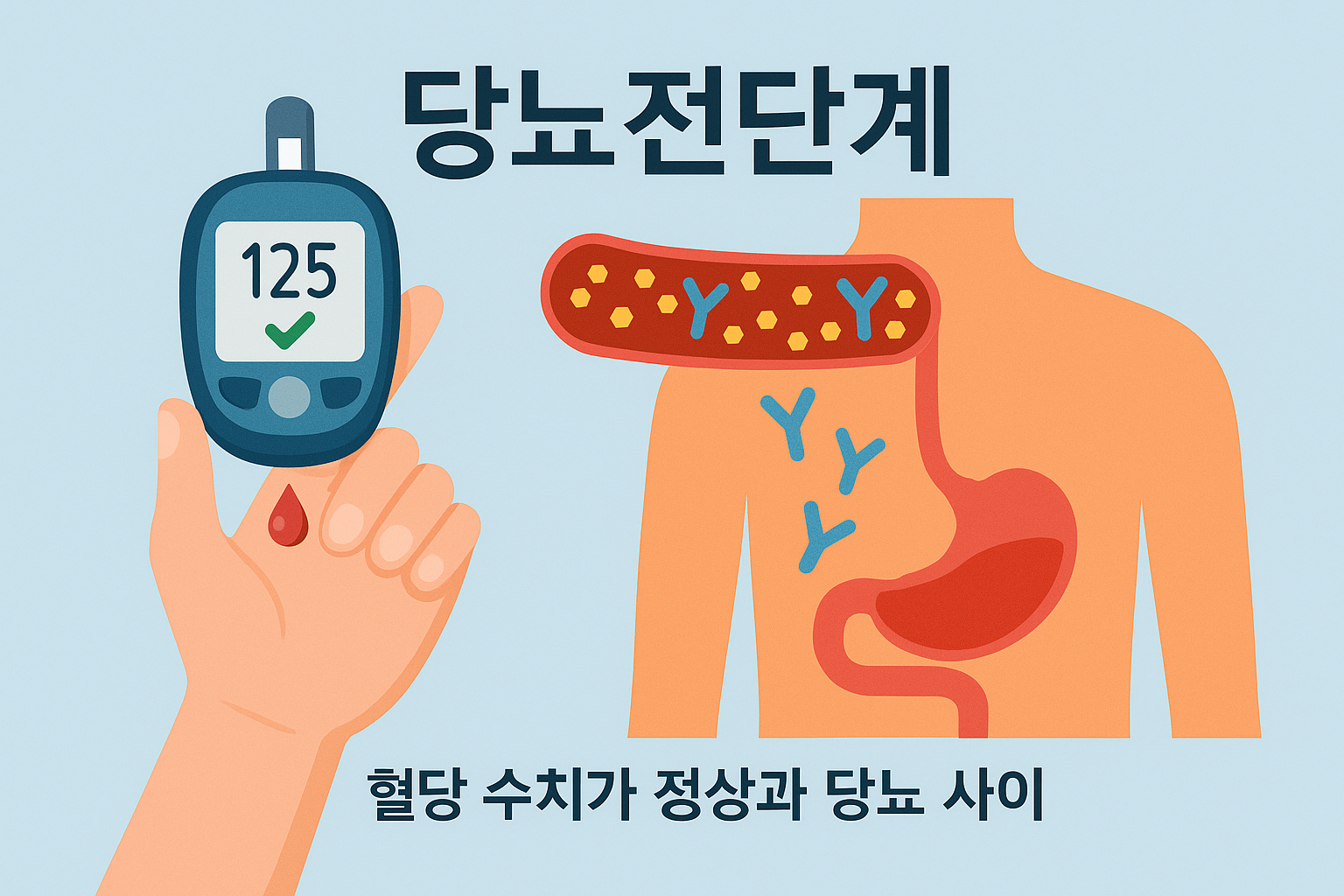 혈당수치 정상과 당뇨사이