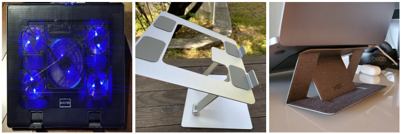 노트북 받침대 스탠드 팬 알루미늄 경량 슬림 거북목 직장인 직장생활