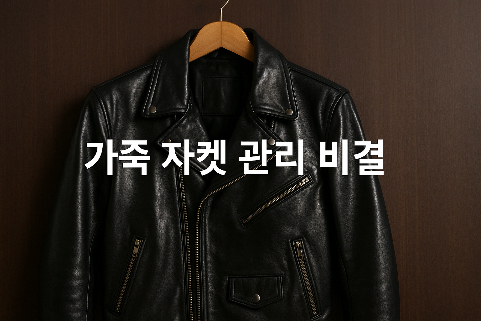 가죽 자켓 수명 2배 늘리는 실전 관리 노하우✨오래 입는 관리 꿀팁