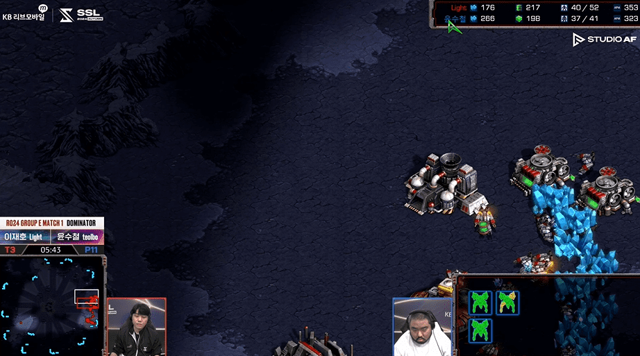 SSL 스타리그 24강 E조 1경기 드랍1