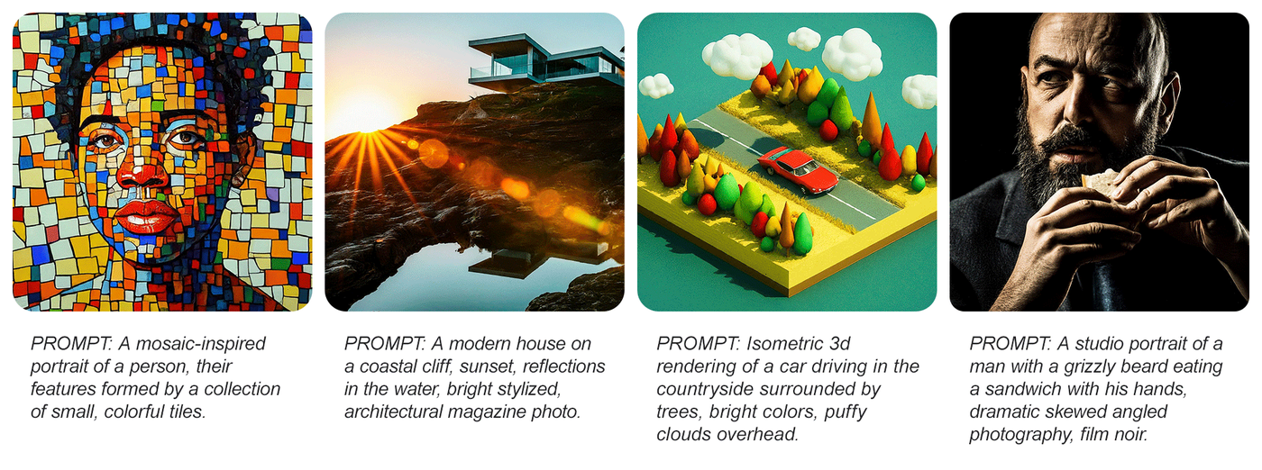 이미지와 텍스트 생성