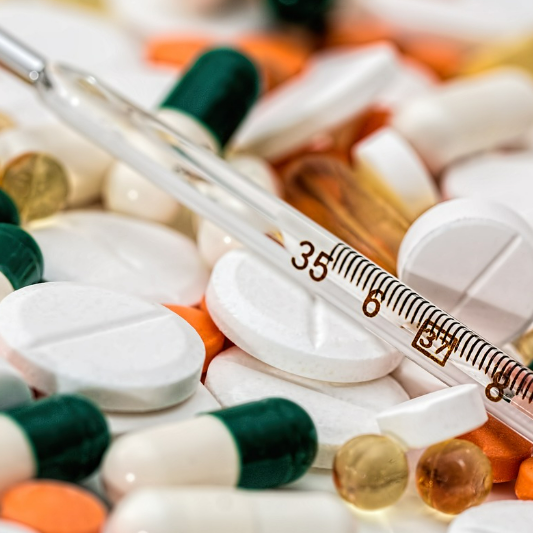 온도계, 정제 이미