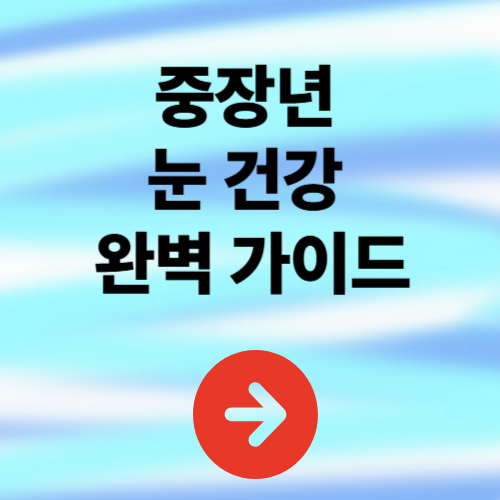 40대 이후 중장년 눈 건강 완전 가이드– 황반변성·백내장 예방부터 루테인 고르는 법까지