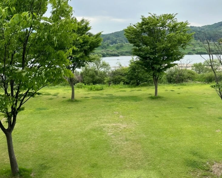 캠핑브릿지 잔디리버존