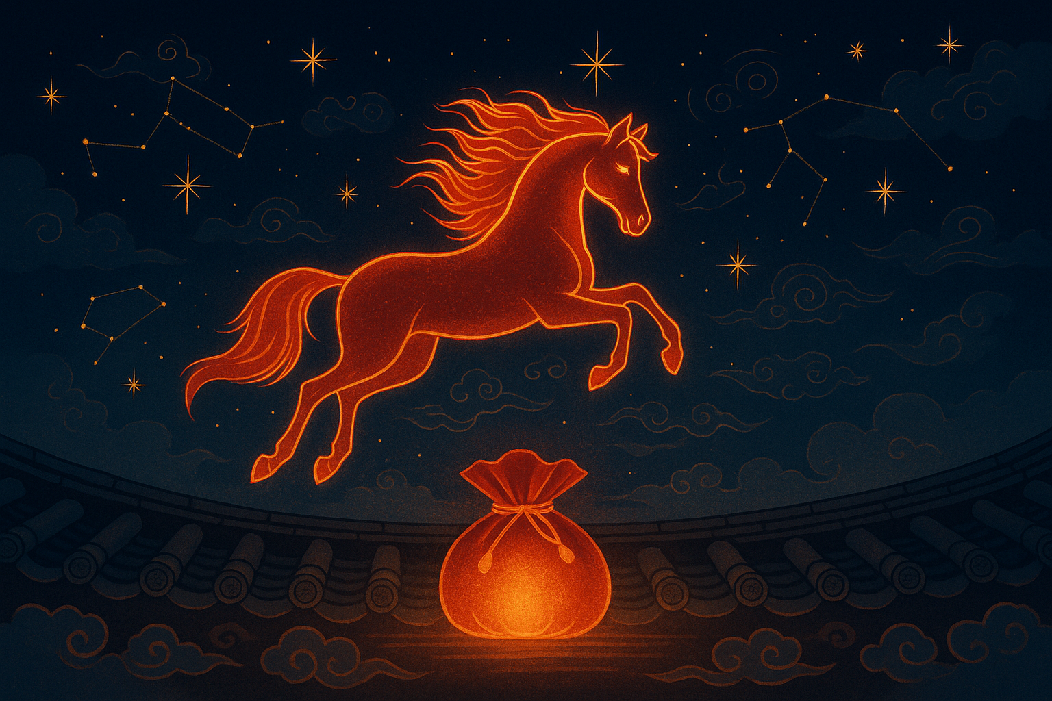 2026년 병오년 상징하는 붉은 말