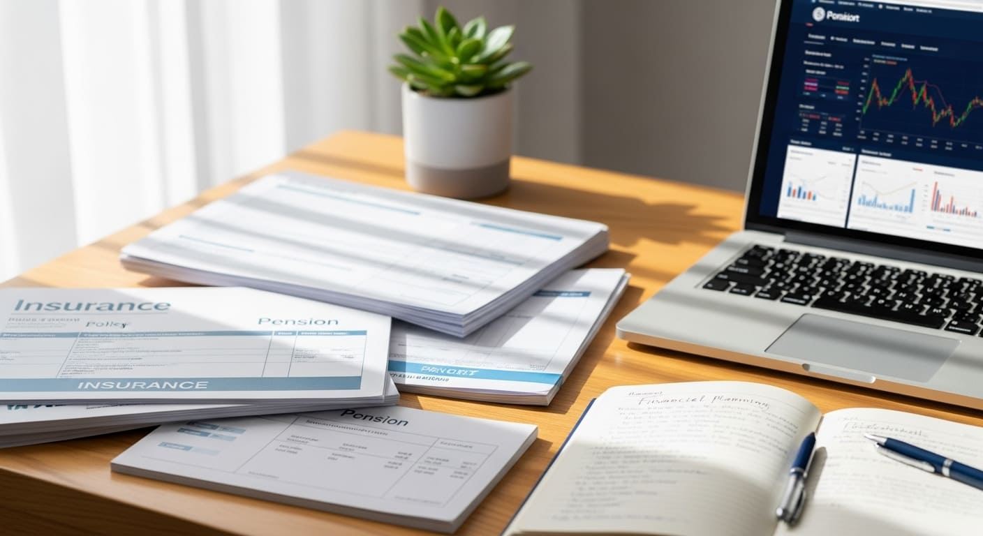 연금 전환을 위한 신청서 작성 모습