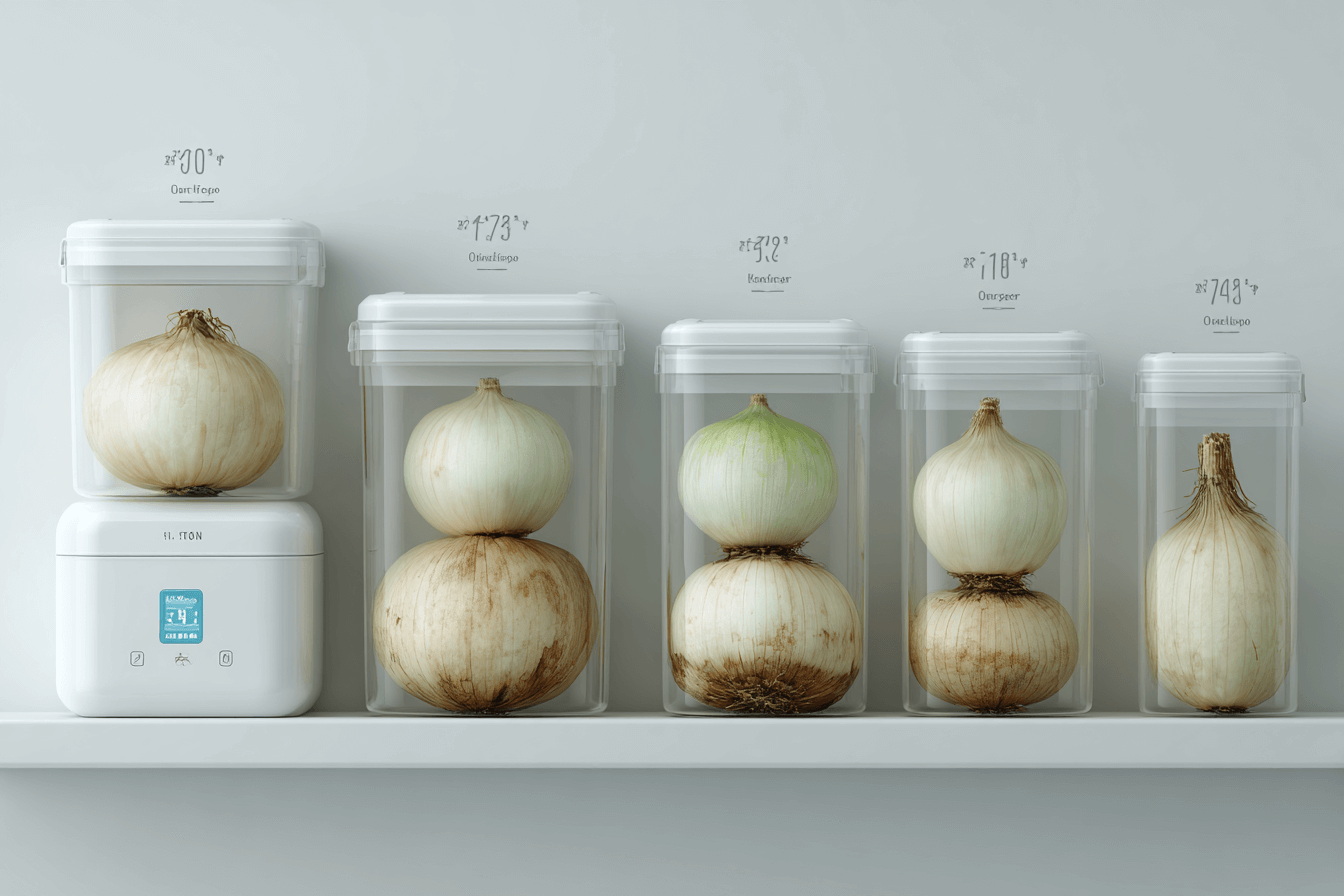 보관용기에-담긴-다양한-양파들