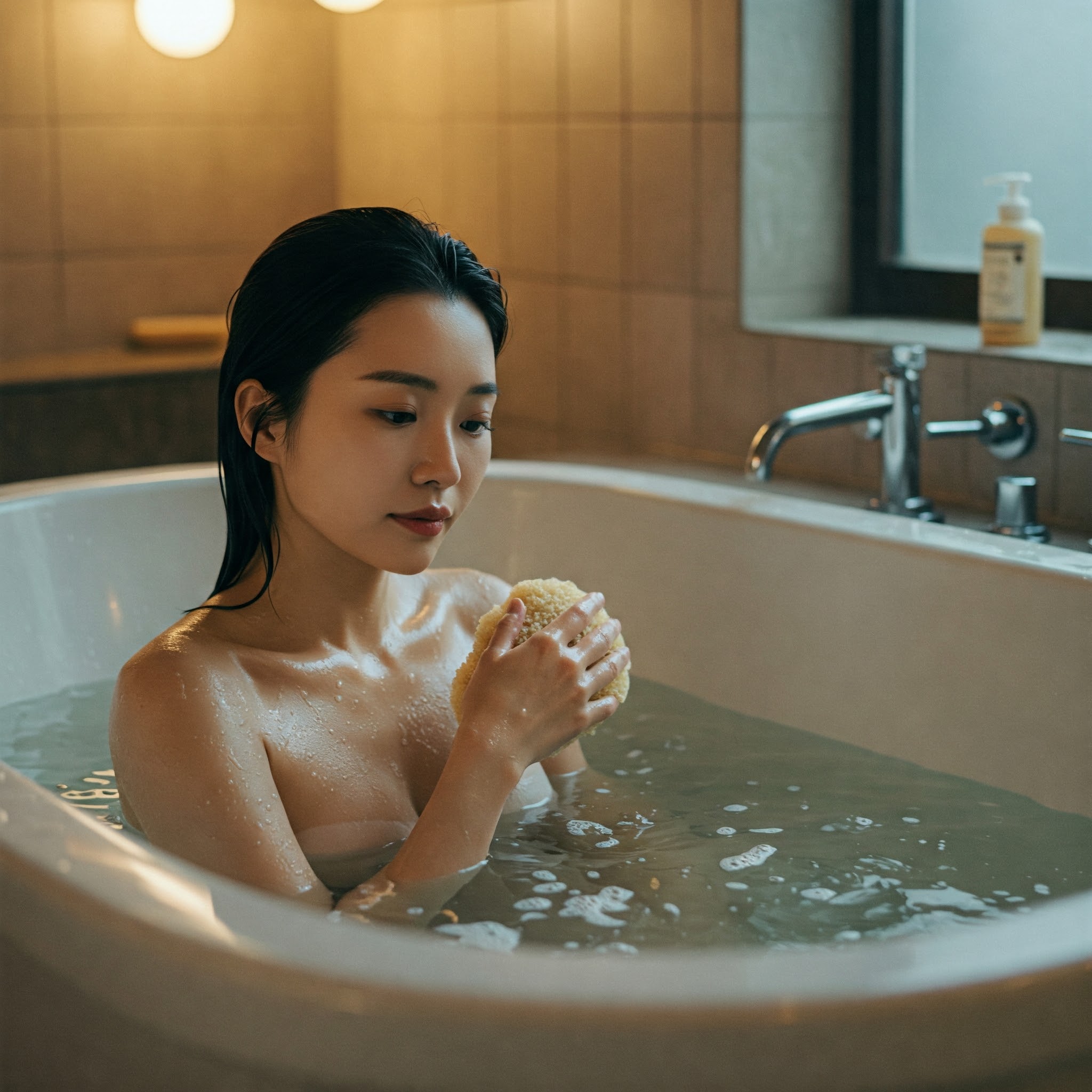 반신욕으로 자궁혈류 순환하기.