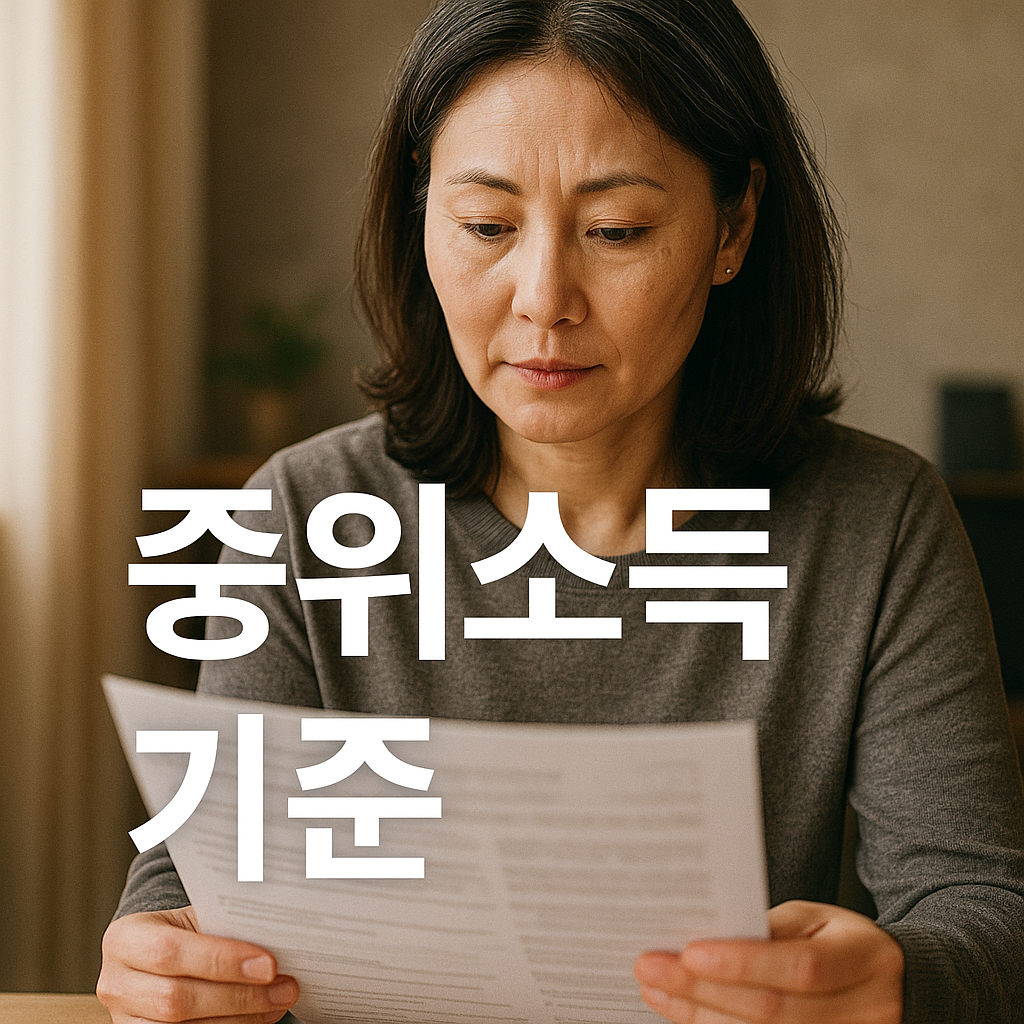 중위소득 기준