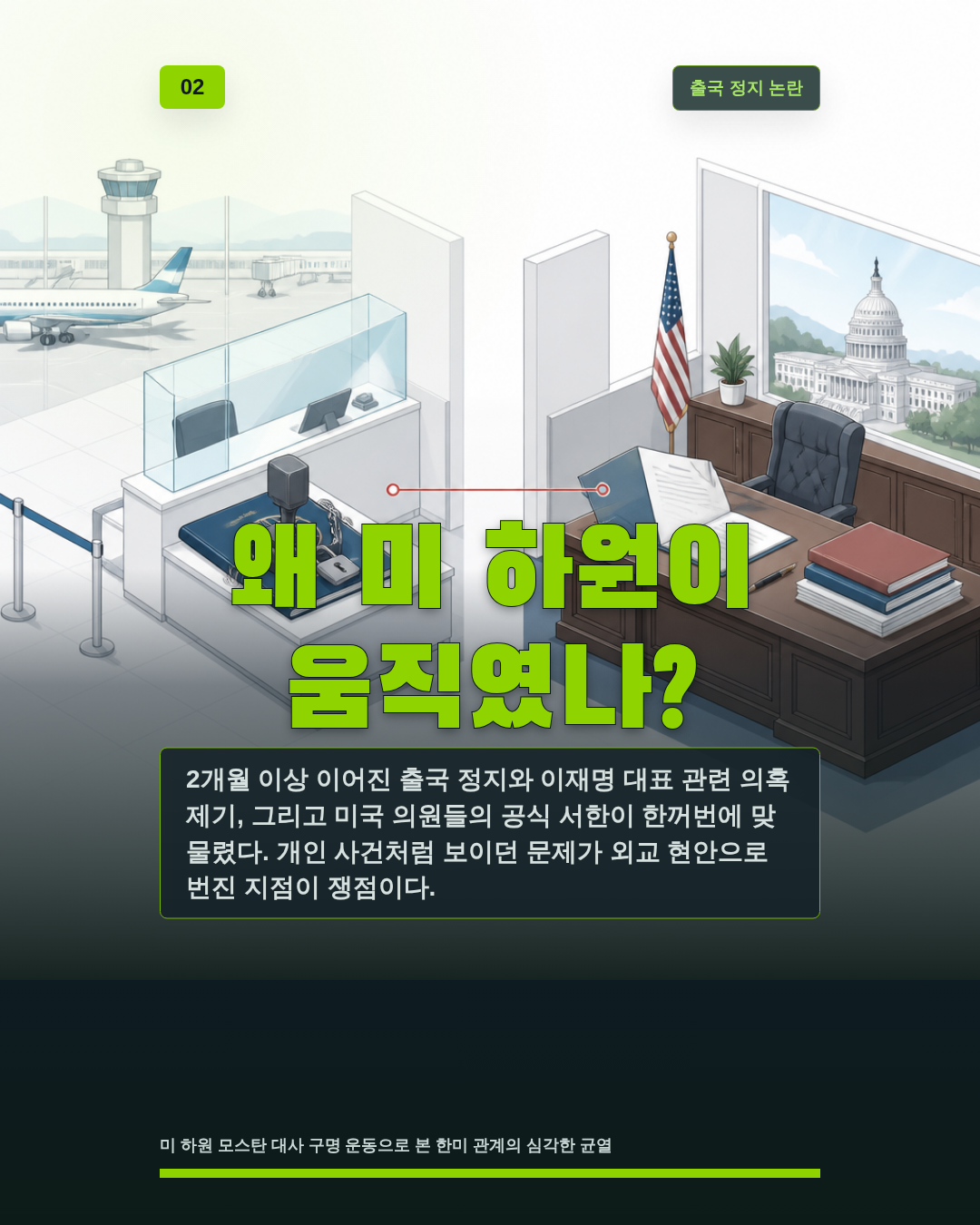 왜 미 하원이 움직였나?