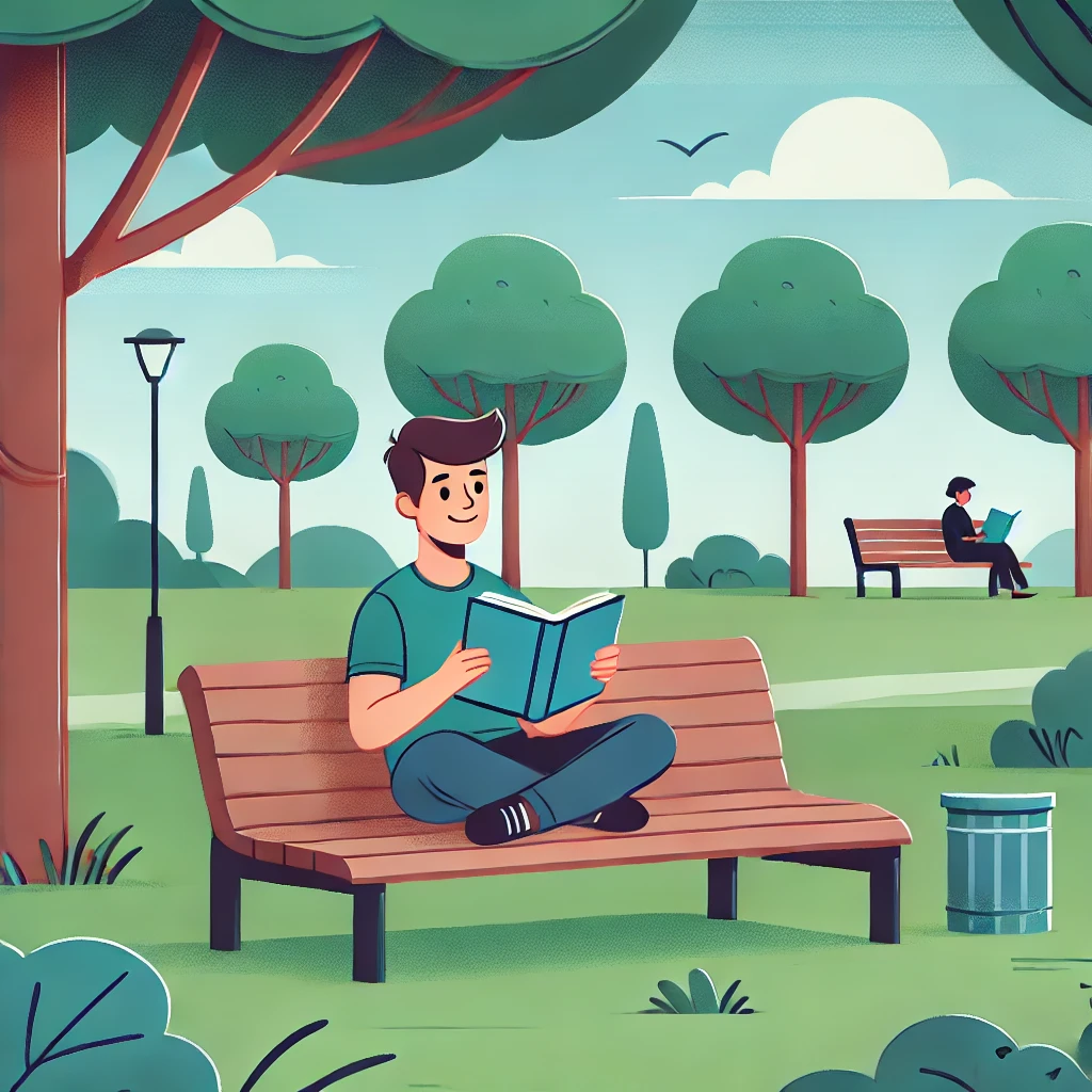 나 잘난 맛에 도취되어 책 읽는 나르시스트