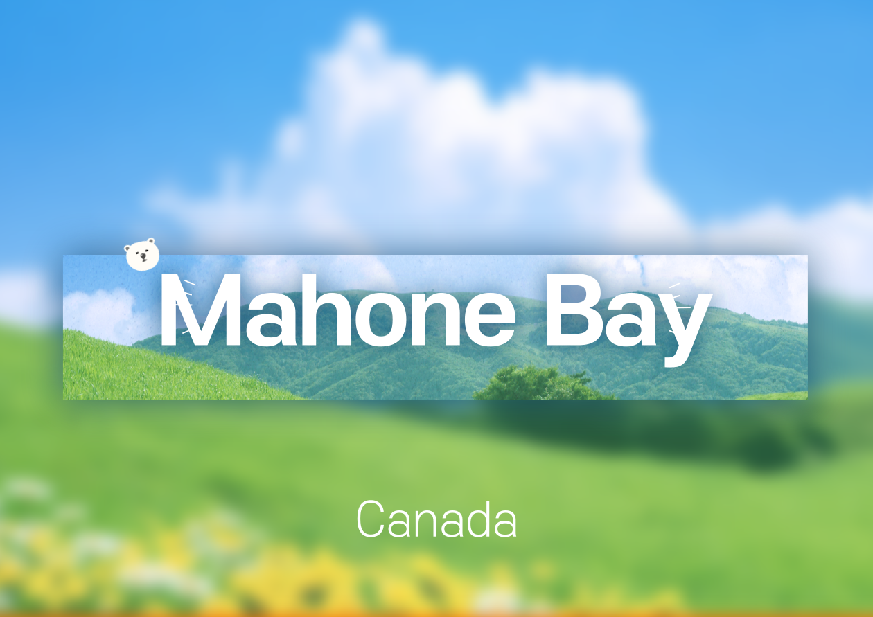 마흔베이(Mahone Bay)