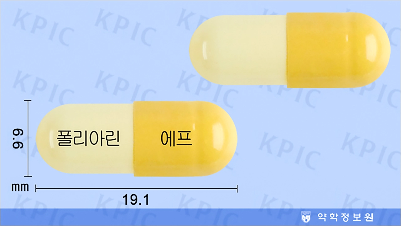 폴리아린에프캡슐 가격 효능 효과 부작용 설사약 정장제 지사제 복통설사 묽은변 토사 체함