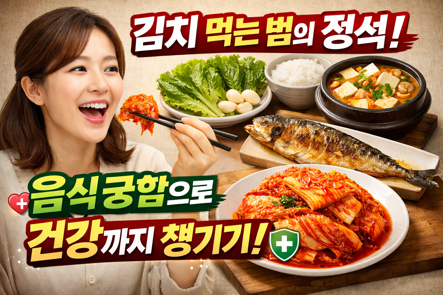 김치 먹는 법