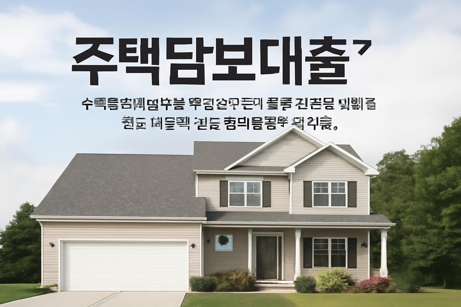 주택담보대출이란