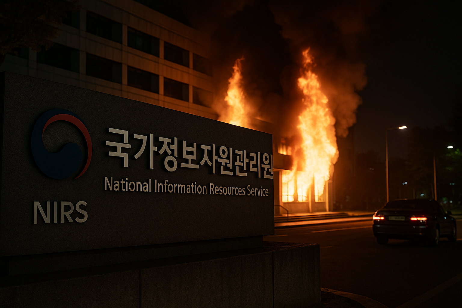 국가정보자원관리원 화재