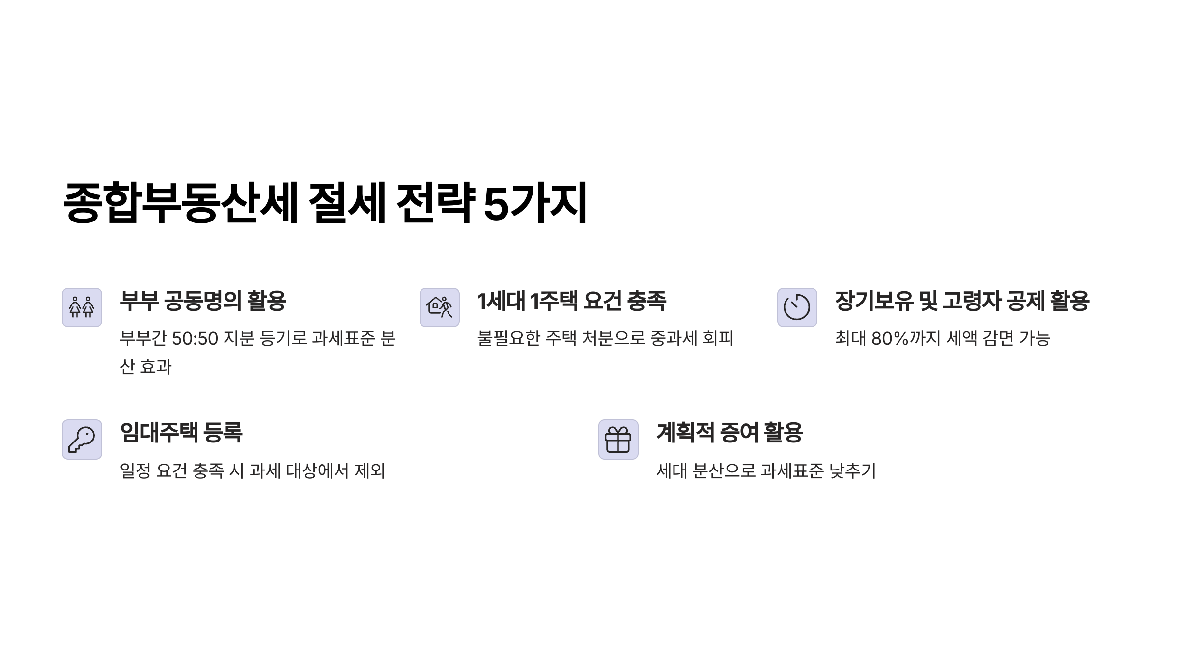 세금 줄이기 위한 전략 5가지