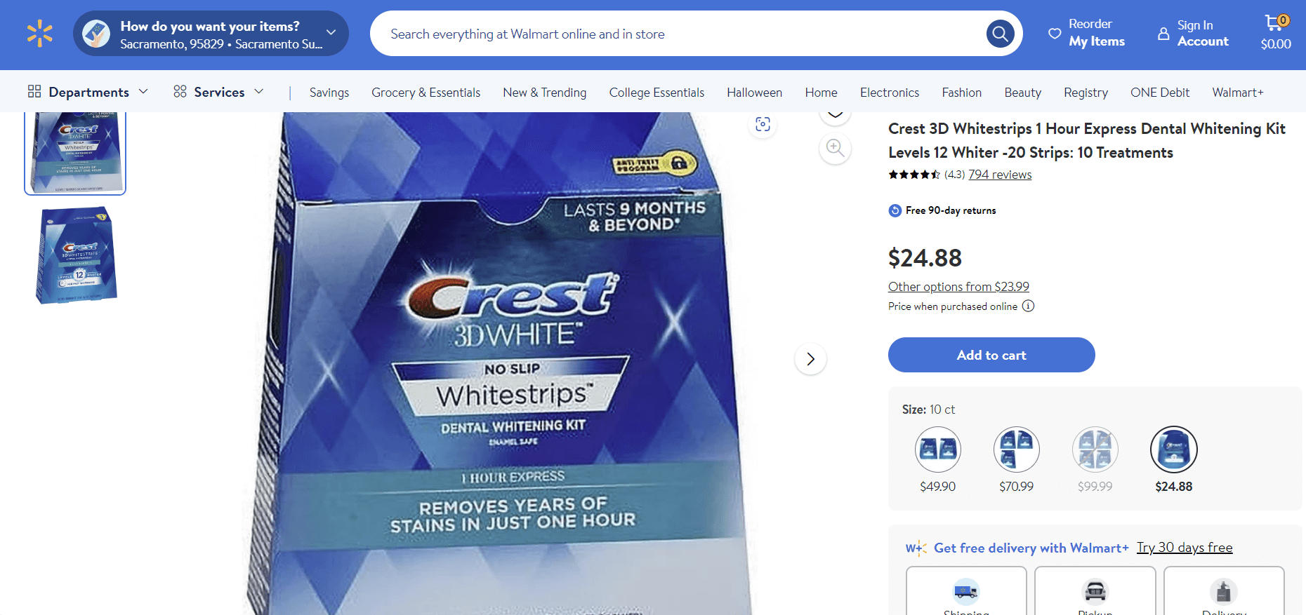 크레스트 3D 화이트 스트립 (Crest 3D White Strips)