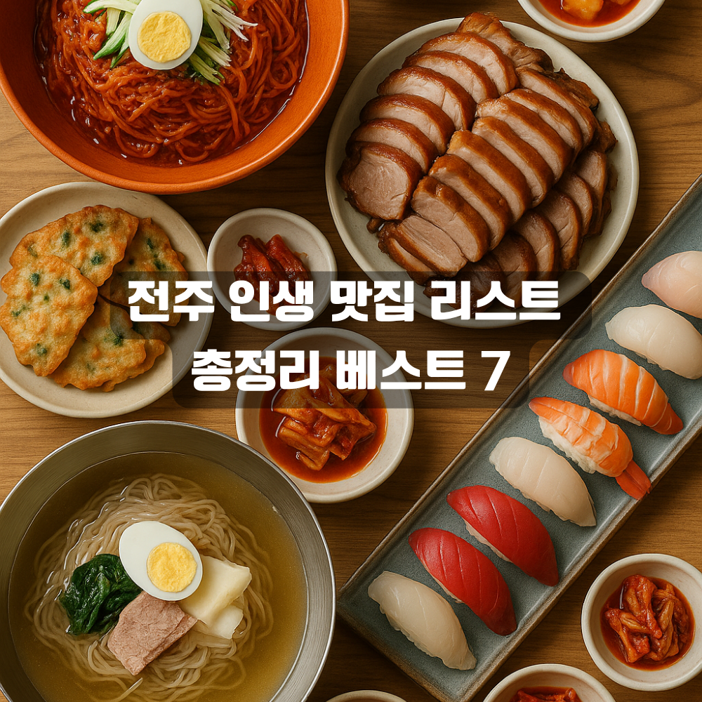 전주 맛집 리스트 총정리