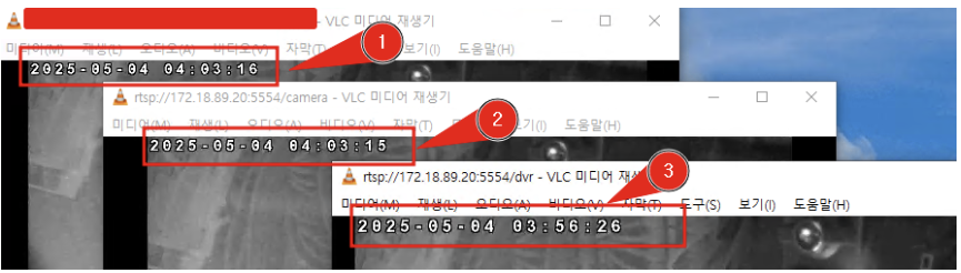 Stream 연결 방식에 따른 지연 속도를 비교