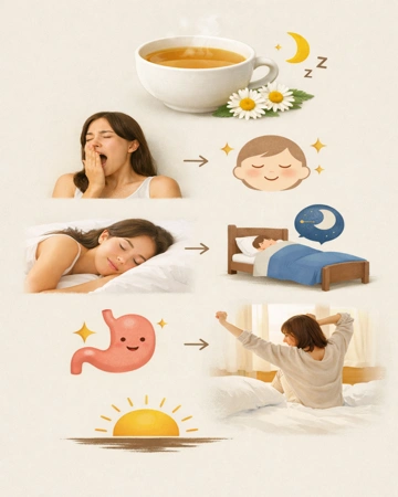 불면증 완화에 도움 되는 카모마일 효능 설명6
